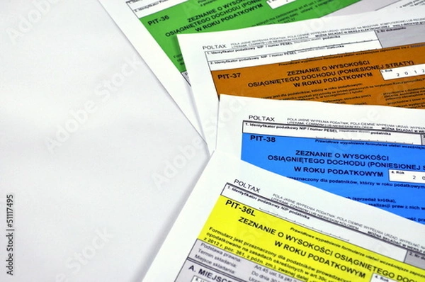 Obraz informacje podatkowe