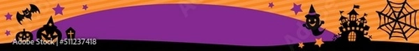 Fototapeta ハロウィンの背景イラスト