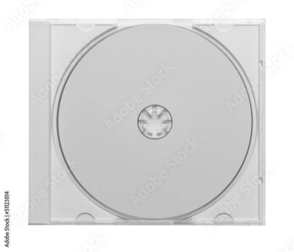 Obraz CD - DVD in plastic case isolated on white