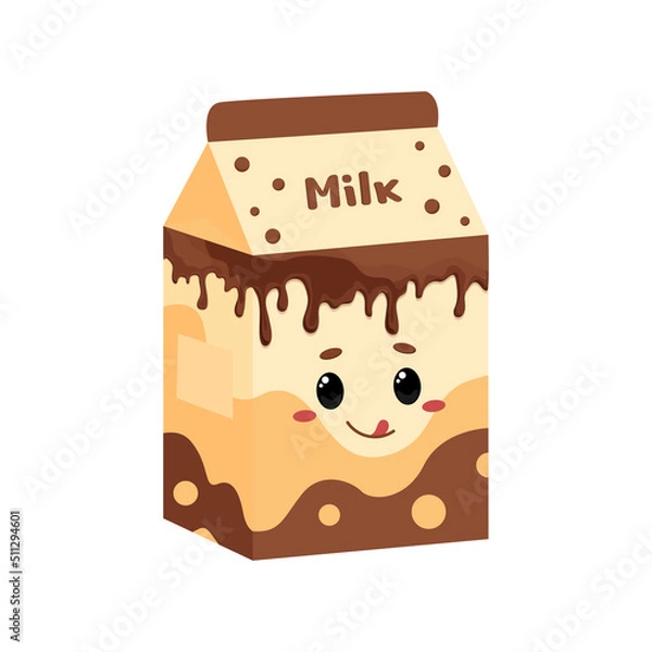 Obraz Milk chocolate cocktail.