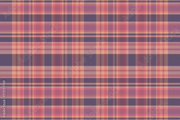 Fototapeta Tartan plaid pattern with texture and warm color.