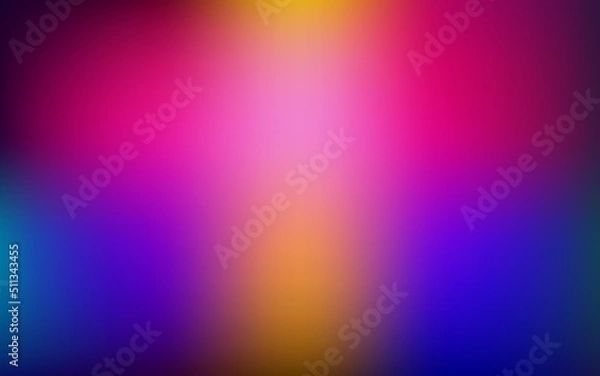 Fototapeta Dark multicolor vector gradient blur texture.