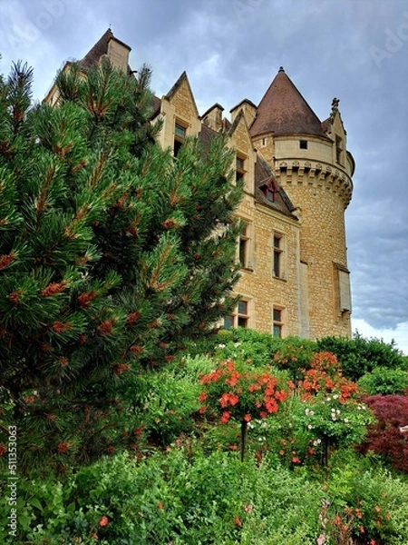 Obraz castle in the garden