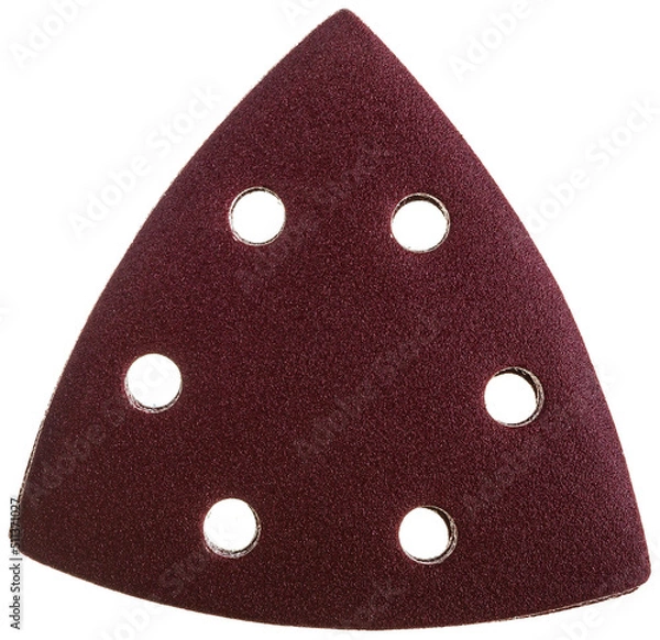 Fototapeta grinding wheel color close-up on a white background