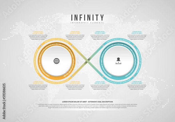 Obraz Infinity Infographic