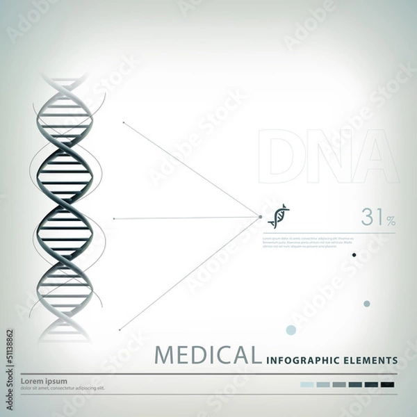 Obraz medical infographic elements