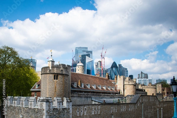 Obraz castle in the city