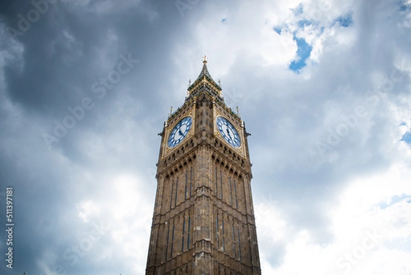 Obraz Dramatic Big Ben Elizabeth Clock Tower