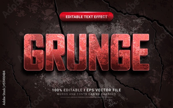 Obraz grunge text effect