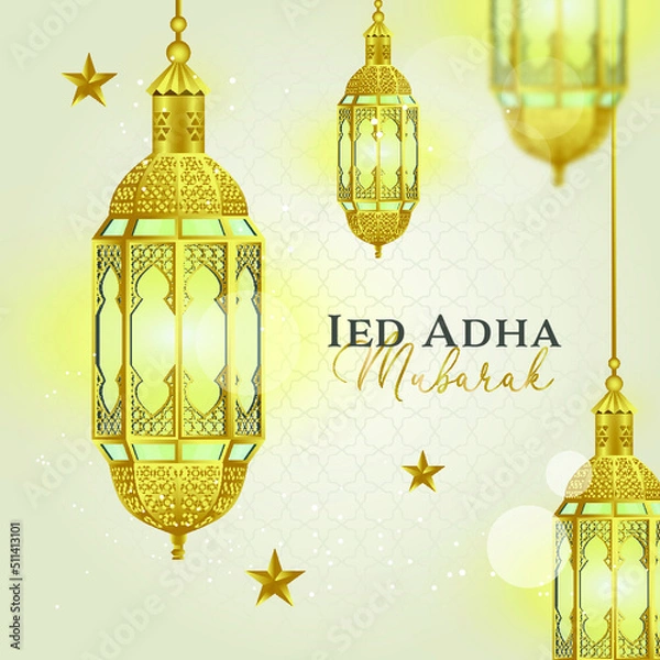Obraz ied adha mubarak poster feed