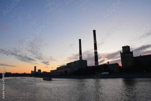 Fototapeta one of the days in Moscow