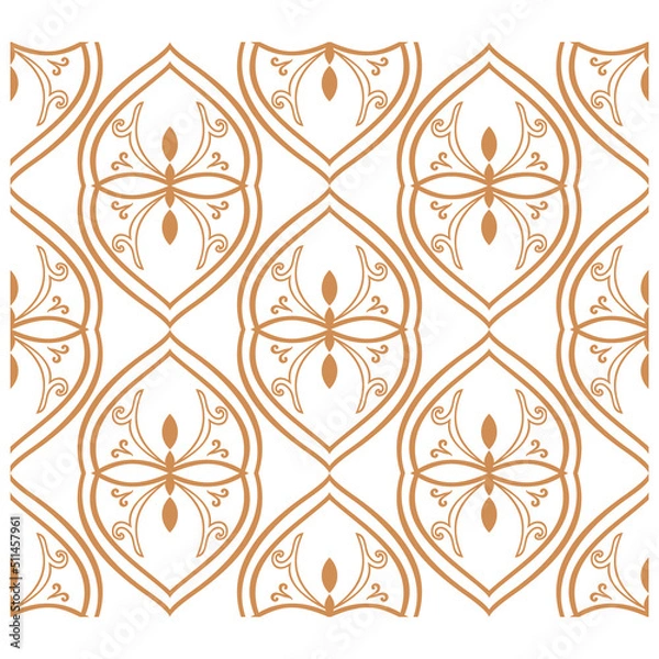 Obraz Abstract ornamental pattern for decor, prints, textile, furniture, cloth, digital.