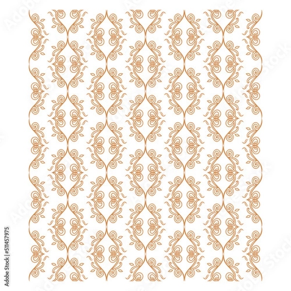 Fototapeta Abstract ornamental pattern for decor, prints, textile, furniture, cloth, digital.