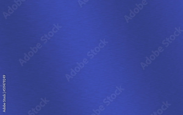 Fototapeta Blue metal technology horizontal background with polished, brushed texture, chrome, silver, steel, aluminum for design concepts, wallpapers, web, prints, posters, interfaces