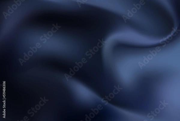 Fototapeta Abstract background luxury blue fabric or liquid wave. material, luxury background or elegant wallpaper