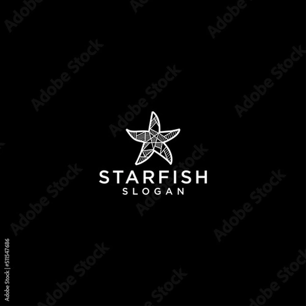 Obraz Starfish logo icon design vector 