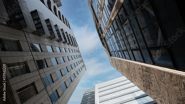 Fototapeta ビルの谷間