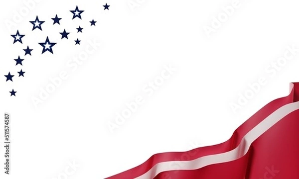 Fototapeta Background in the colors of the American flag celebrating the Independence Day of the United States, 4th of July.

