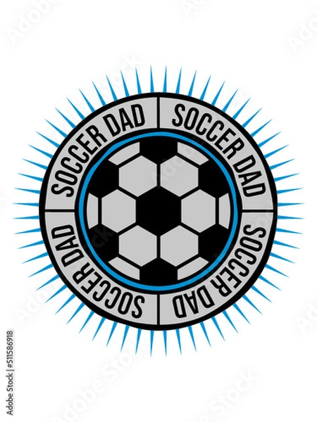 Fototapeta Logo Sport Soccer Dad 