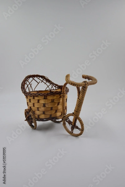 Fototapeta basket on a white background