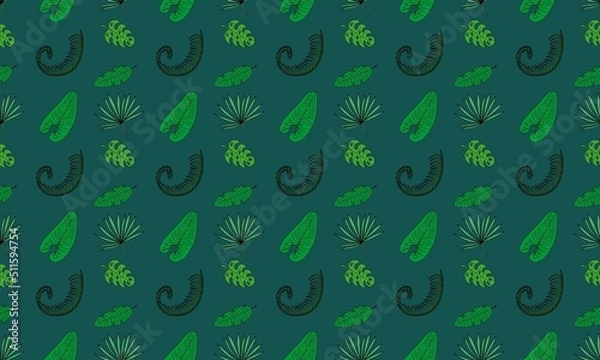 Obraz tropical leaves pattern 