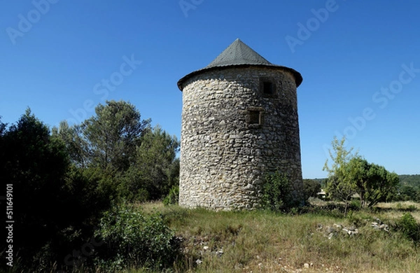 Obraz Le moulin de Parignargues