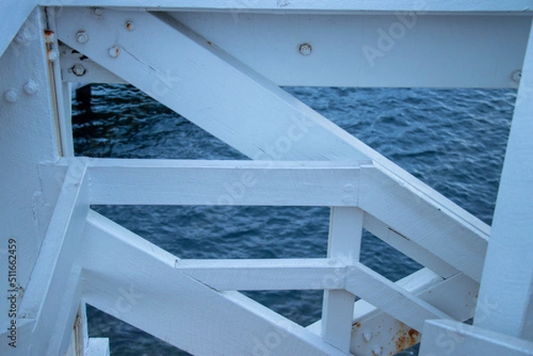 Obraz Through the stair rails