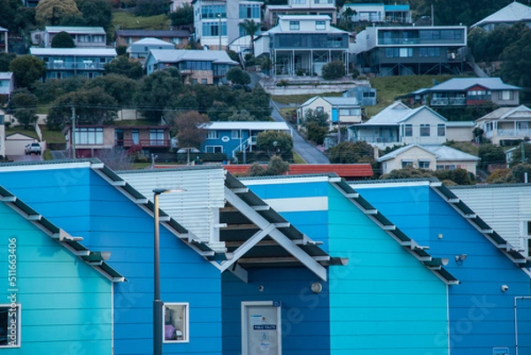 Obraz Shacks by the sea