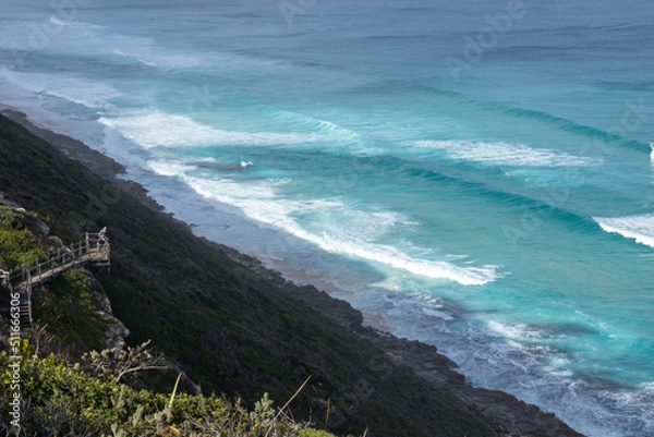 Obraz waves crashing on the beach