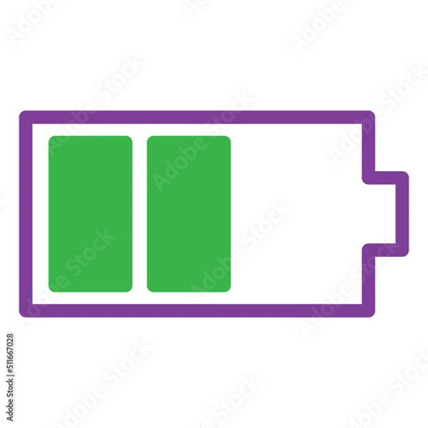 Fototapeta battery icon