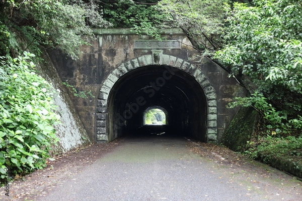 Obraz old tunnel in Japan