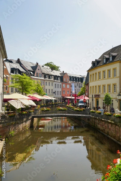 Obraz Idyllischer Ortskern Saarburg