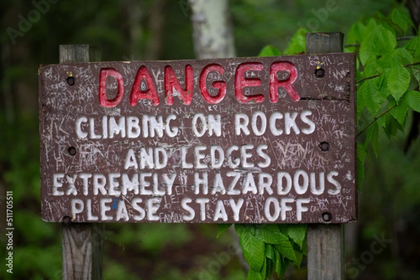 Obraz Danger at the Fall