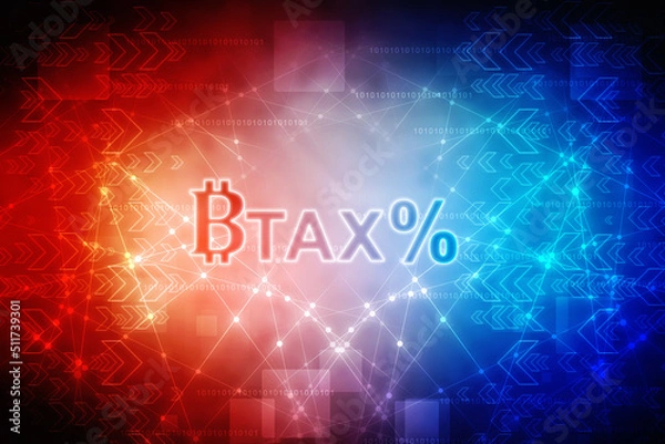 Fototapeta 2d rendering bitcoin sign currency
