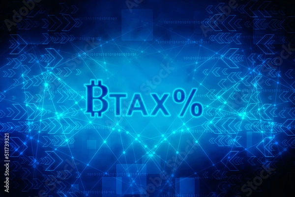 Fototapeta 2d rendering bitcoin sign currency
