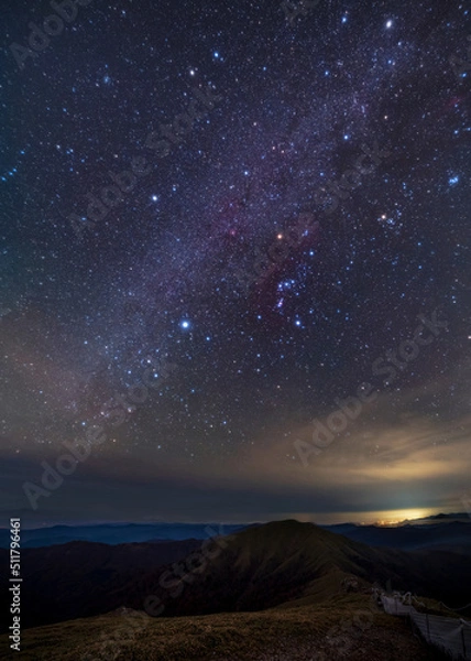 Fototapeta starry night sky