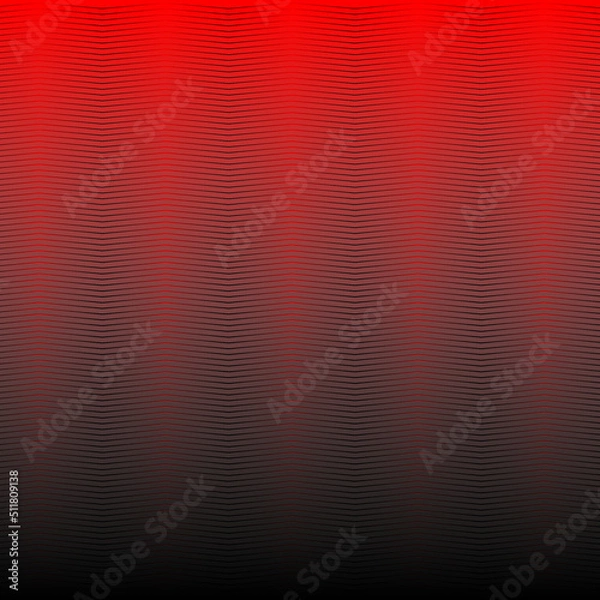 Fototapeta abstract background with zigzag lines red to black tone