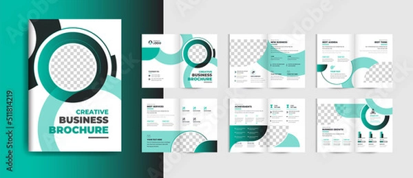 Obraz Business brochure or product catalog design template for your business professional company product catalog design brochure fully editable text and vector