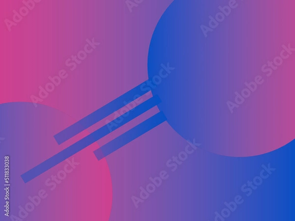 Fototapeta Abstract gradient of dark blue, soft blue,  and purple soft multicolored background. Modern horizontal design for mobile application