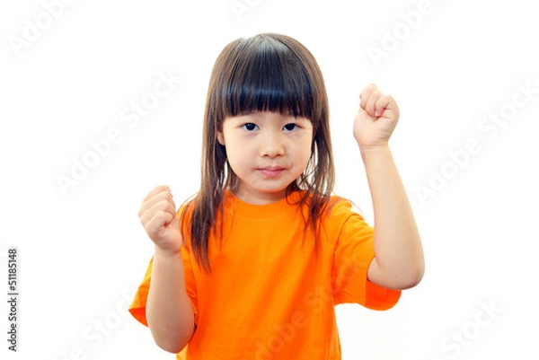 Obraz ガッツポーズの女の子