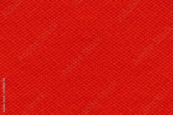 Obraz Soft red cotton fabric texture or background