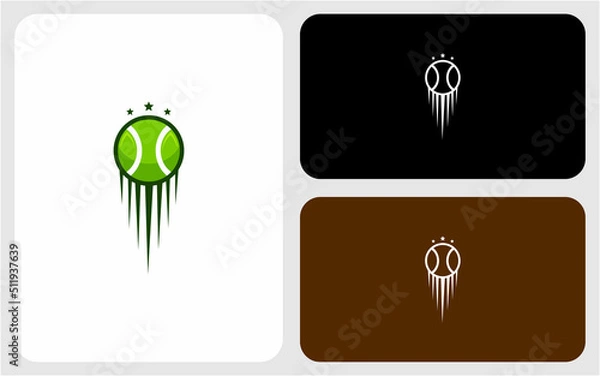 Fototapeta tennis vector logo