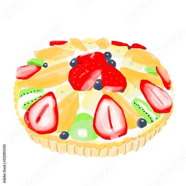 Fototapeta フルーツタルト