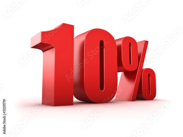 Fototapeta 10 procent