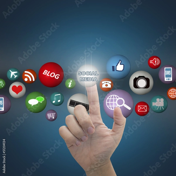 Obraz Social Media