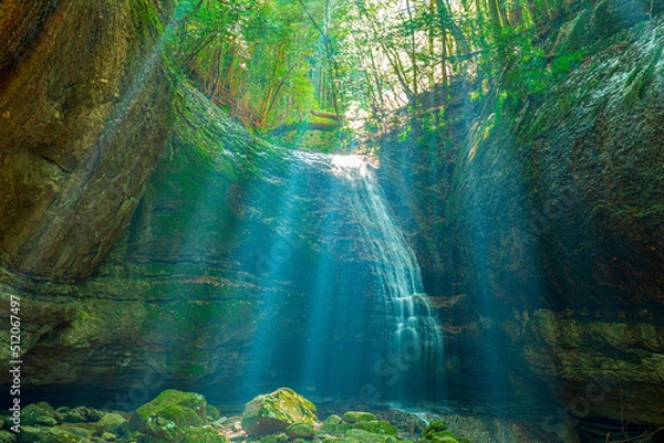 Obraz 滑川渓谷（愛媛県東温市）