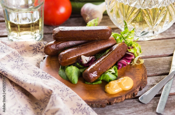 Obraz Grilled sausages