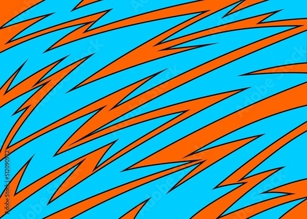 Obraz Abstract background with various sharp and arrow pattern