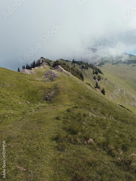 Obraz Wolken am Berg