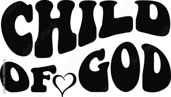 Obraz Child Of God Vector Design